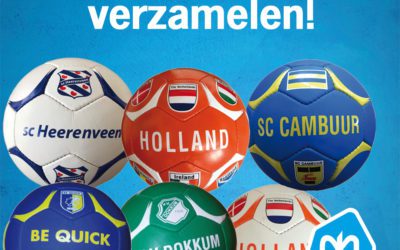 Spaar nu voor een officiële voetbal!