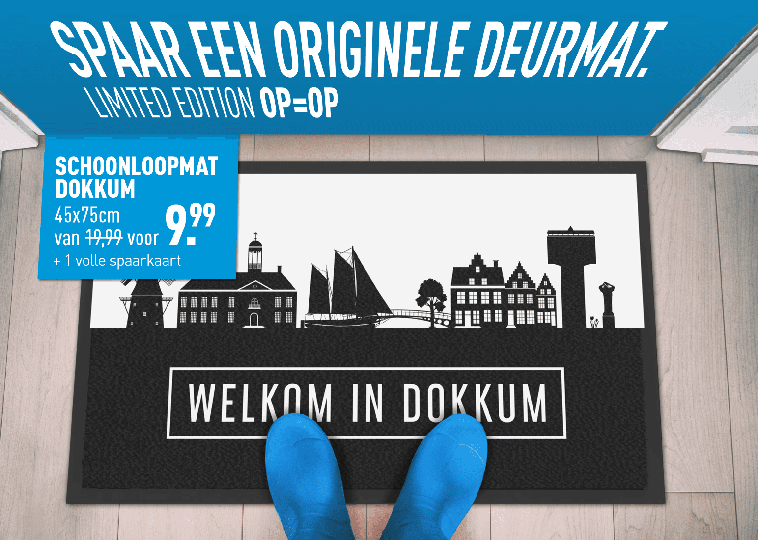 Spaar voor een originele deurmat! Albert Heijn Dokkum
