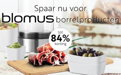 Spaar nu voor Blomus borrelproducten